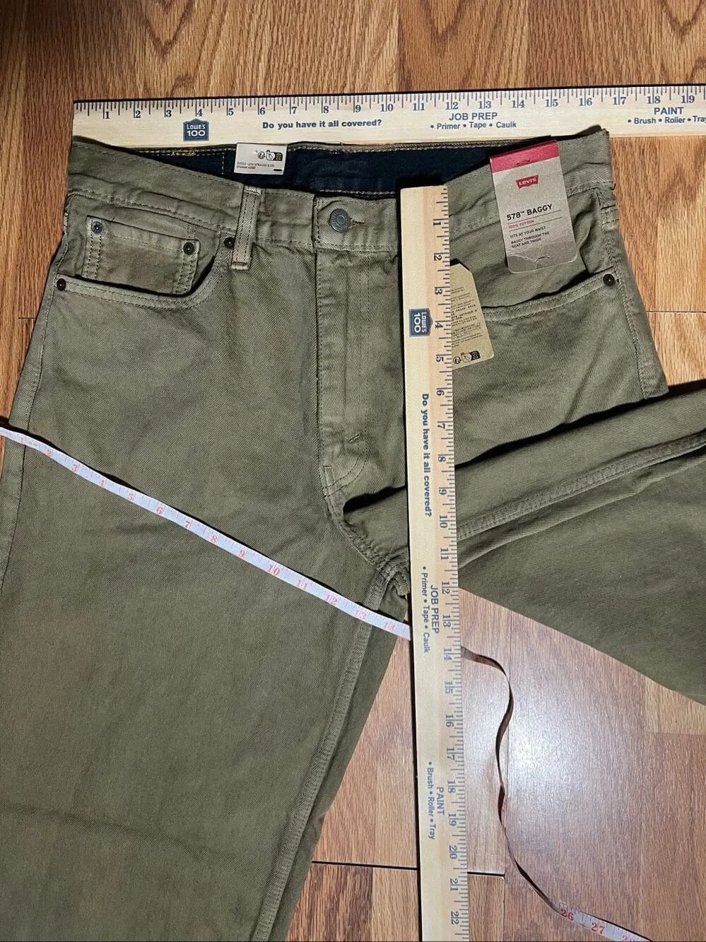 Levi’s NWT Men’s 578 Baggy Fit Brown Jeans 32x32